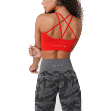 Load image into Gallery viewer, SEAMLESS FLOURISH SPANDEX SPORTS BRA
